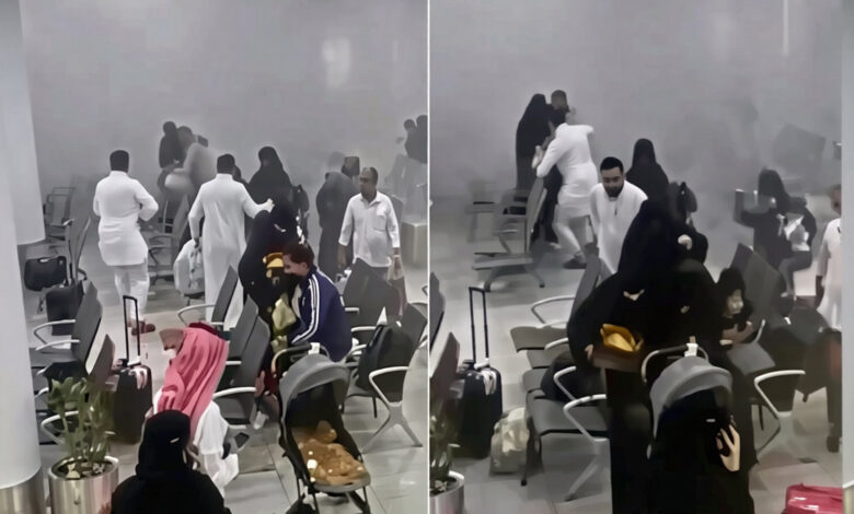 إشادة واسعة بسعودي ساعد مسنة خلال هجوم مطار أبها — الجزيرة نت