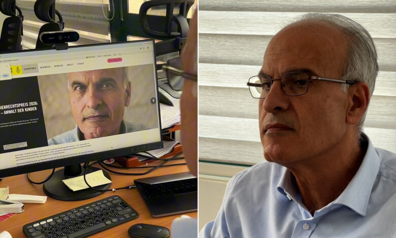 خالد قزمار ينال جائزة العفو الدولية بألمانيا لحقوق الإنسان لعام 2026 — الجزيرة نت