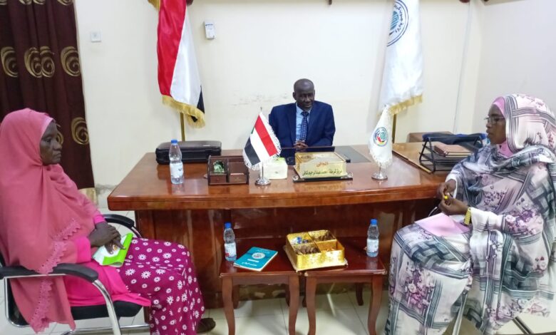 والي جنوب كردفان يشيد بدور اتحاد المرأة السودانية في كادقلي — صورة وكالة السودان للأنباء