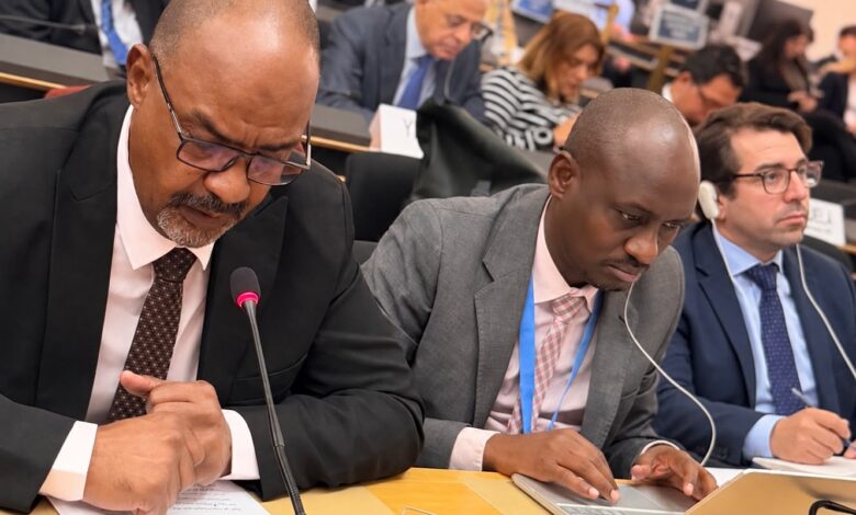 معتمد اللاجئين السوداني يدعو من جنيف إلى معالجة أسباب النزوح ودعم دول الاستضافة — صورة وكالة السودان للأنباء