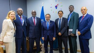 وزير المالية السوداني يبحث مع UNOPS تحديات الموسم الزراعي وإمدادات الطاقة والأسمدة — صورة وكالة السودان للأنباء