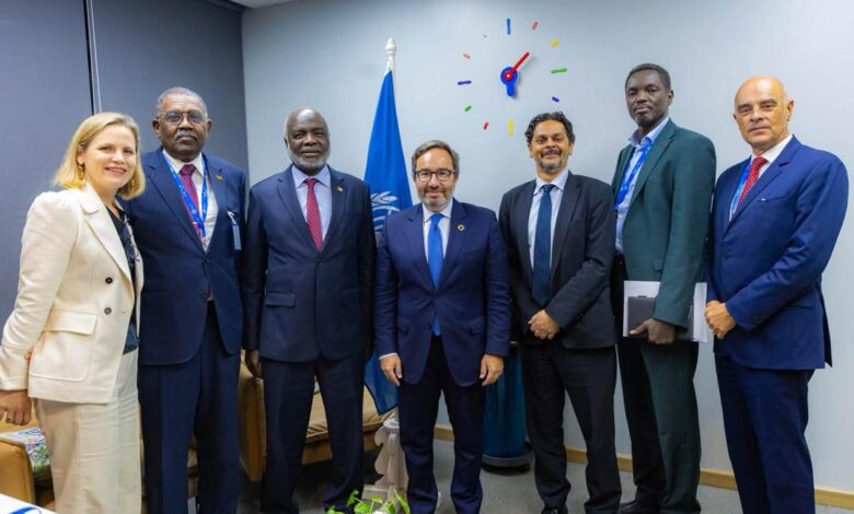 وزير المالية السوداني يبحث مع UNOPS تحديات الموسم الزراعي وإمدادات الطاقة والأسمدة — صورة وكالة السودان للأنباء
