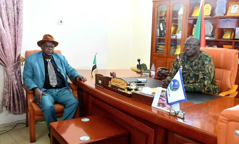 حاكم إقليم النيل الأزرق يبحث الأوضاع الخدمية والأمنية في قيسان — صورة وكالة السودان للأنباء
