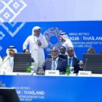 وزير المالية السوداني يعرض تحديات الأمن الغذائي في اجتماع عربي مع البنك الدولي — صورة وكالة السودان للأنباء