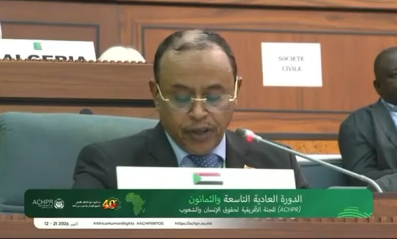 السودان يدعو اللجنة الإفريقية لحقوق الإنسان إلى زيارة البلاد — صورة وكالة السودان للأنباء