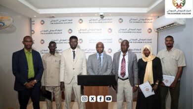 حركة شباب التغيير والعدالة تقدم رؤيتها للجنة تهيئة الحوار السوداني — صورة وكالة السودان للأنباء