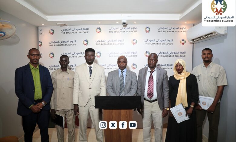 حركة شباب التغيير والعدالة تقدم رؤيتها للجنة تهيئة الحوار السوداني — صورة وكالة السودان للأنباء