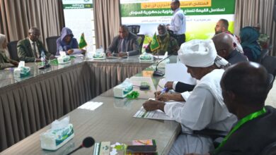 وزير المالية السوداني يدعو إلى توسيع الاستثمار الزراعي واستغلال الموارد المتاحة — صورة وكالة السودان للأنباء