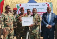 محلية دنقلا تشهد تخريج دفعة من مستنفري المقاومة الشعبية — صورة وكالة السودان للأنباء