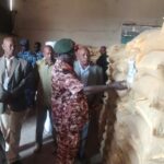 والي النيل الأبيض يدشن صادرات الصمغ العربي والسمسم الأبيض في كوستي — صورة وكالة السودان للأنباء
