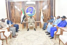 حاكم النيل الأزرق يتابع تدابير معالجة شح الدقيق للمخابز — صورة وكالة السودان للأنباء