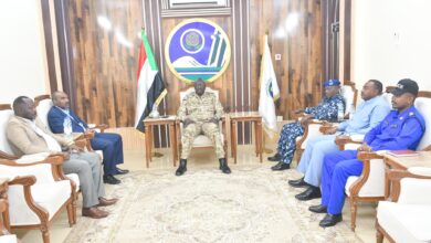 حاكم النيل الأزرق يتابع تدابير معالجة شح الدقيق للمخابز — صورة وكالة السودان للأنباء