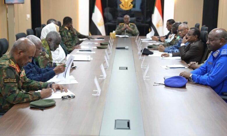 مجلس الأمن والدفاع السوداني يبحث الأوضاع الأمنية والاقتصادية — صورة وكالة السودان للأنباء