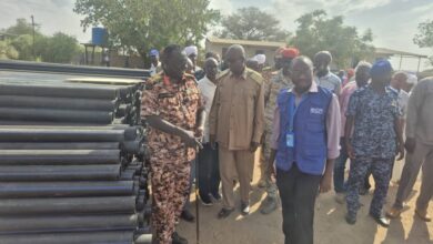 تدشين شبكة مياه إضافية في تندلتي بطول 18 كيلومتراً — صورة وكالة السودان للأنباء