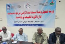 ورشة في سنار لتفعيل وحدة استخدامات الأراضي وتعزيز إدارة الموارد الطبيعية — صورة وكالة السودان للأنباء