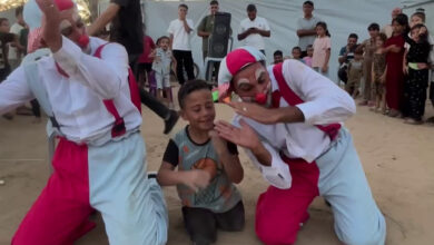مدرسة سيرك متنقلة تحاول منح أطفال غزة فسحة مرح وسط الحرب — الجزيرة نت