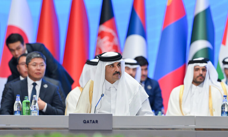 أمير قطر يشارك في قمة سيكا بباكو ويلتقي رئيسي أذربيجان وأوزبكستان — الجزيرة نت
