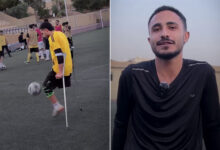 مهند صندوقة يسعى لتأسيس أول فريق كرة قدم للمبتورين في الأردن — الجزيرة نت