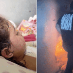 قصة إنقاذ طفلة من حريق أعقب قصفاً إسرائيلياً غرب غزة — الجزيرة نت