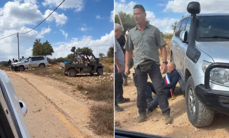 اعتداء مستوطنين على دبلوماسيين بالضفة يثير غضباً أوروبياً وردوداً إسرائيلية — الجزيرة نت