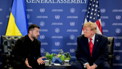 زيلينسكي ينتقد إعفاء ترمب روسيا من عقوبات أمريكية — الجزيرة نت / Reuters