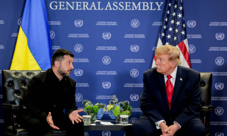 زيلينسكي ينتقد إعفاء ترمب روسيا من عقوبات أمريكية — الجزيرة نت / Reuters