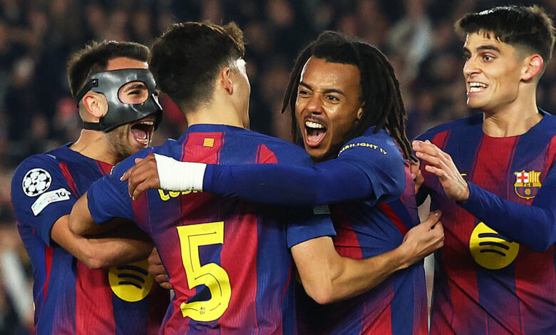 برشلونة يعلن إصابة غارسيا وكوندي قبل مواجهتي سان جيرمان وريال مدريد — الجزيرة نت / Reuters