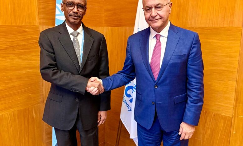 صورة من وكالة السودان للأنباء حول لقاء السودان والمفوضية السامية لشؤون اللاجئين